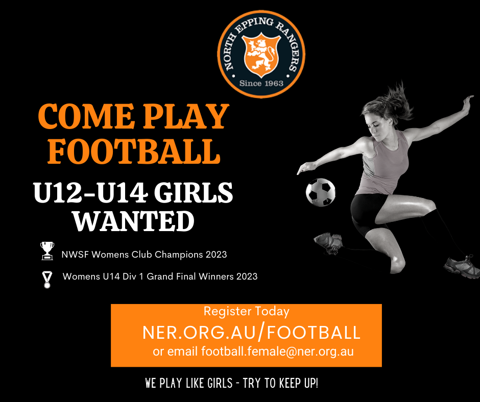 NER FC Women's Facebook Post U12 - U14 Simple v2